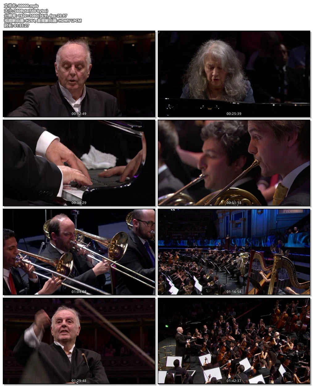 图片[6]-BBC Proms 2016 – Martha Argerich, Daniel Barenboim, West-Eastern Divan Orchestra《BDMV 21G》-蓝光演唱会资源网
