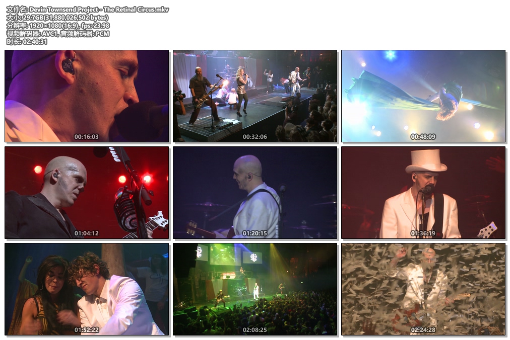图片[5]-Devin Townsend Project – The Retinal Circus 2013《Remux MKV 30GB》-蓝光演唱会资源网