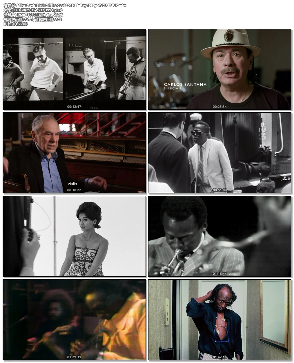 图片[4]-迈尔斯·戴维斯 音乐纪录片 Miles Davis – Birth Of The Cool 2019《Remux MKV 27.3G》-蓝光演唱会资源网