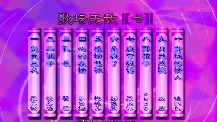 群星 – 歌坛无敌07[KTV][ISO][3.56G]-蓝光演唱会资源网