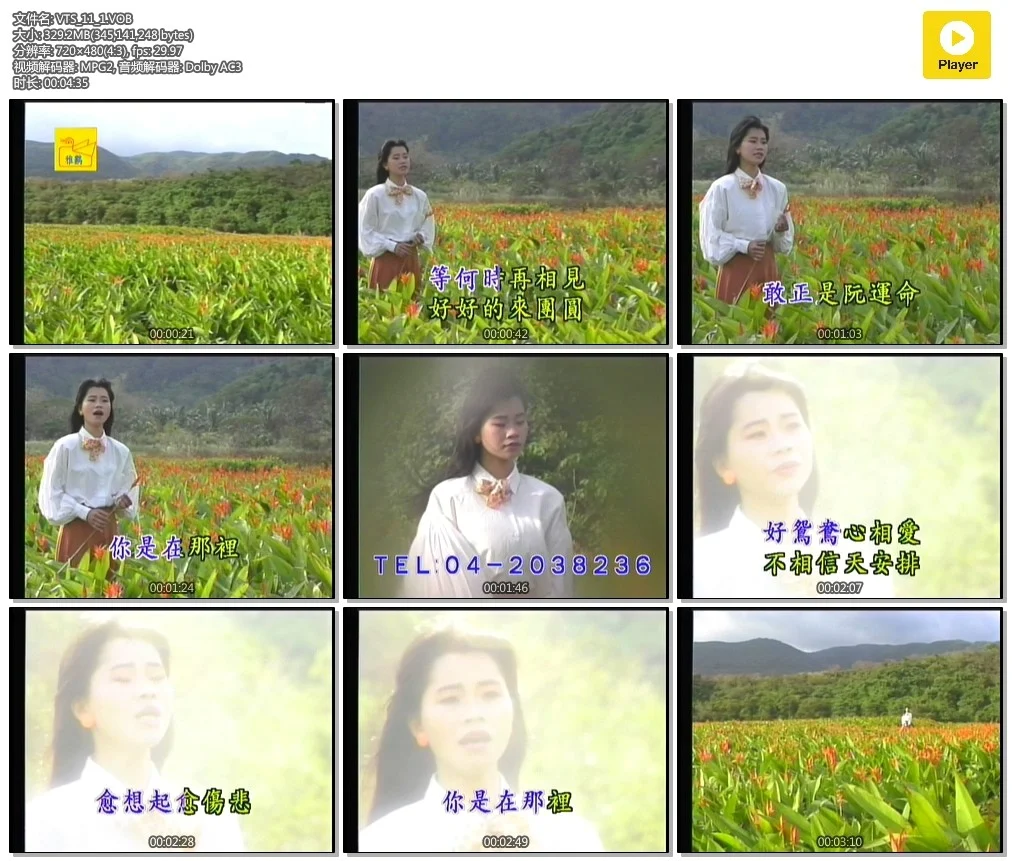 詹雅雯 – 泰国之旅专辑[KTV][DVDISO][3.14G]-蓝光演唱会资源网