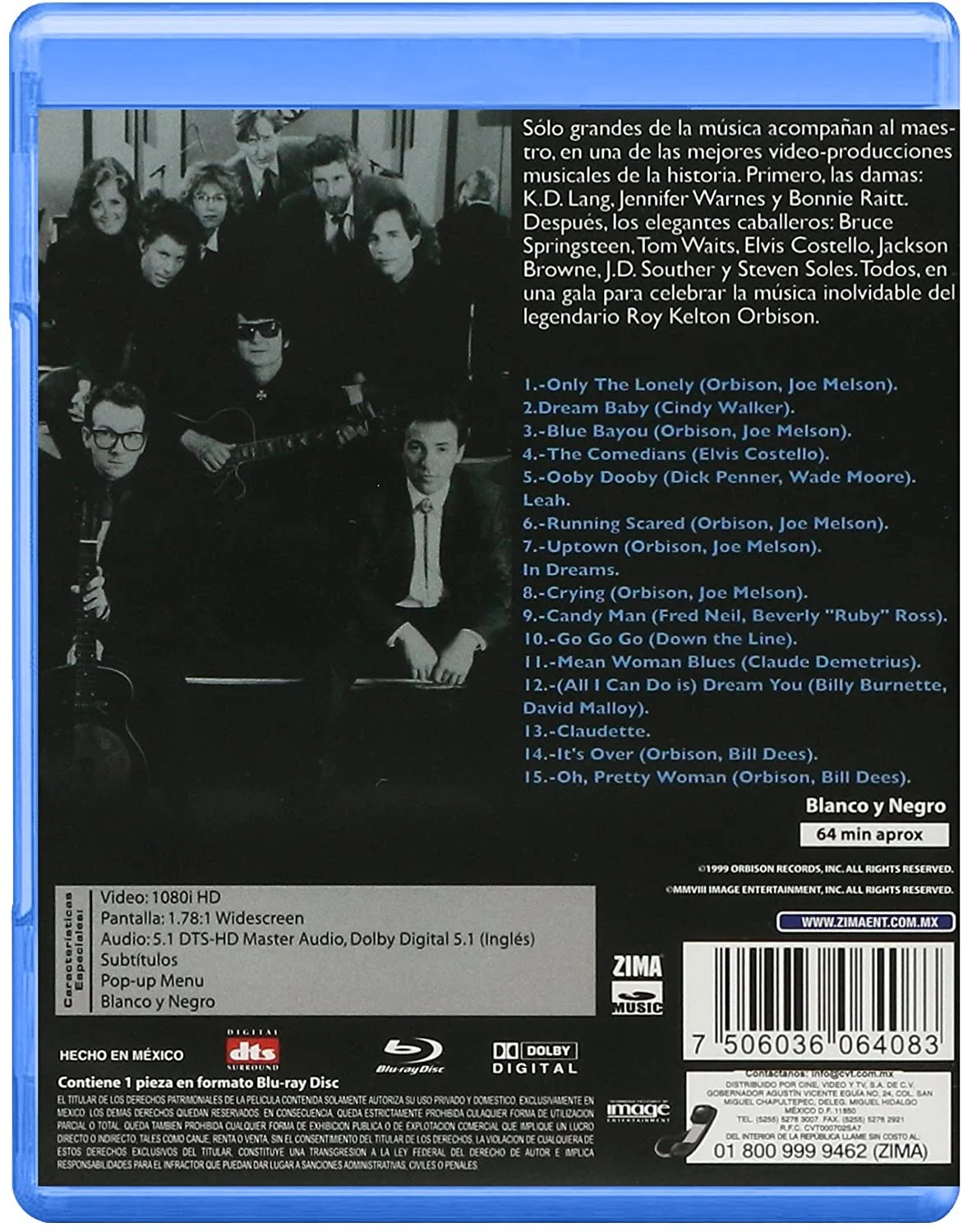 图片[2]-罗伊.欧比森：黑白之夜 Roy Orbison.Black and White Night 1999《BDMV 22.1GB》-蓝光演唱会资源网