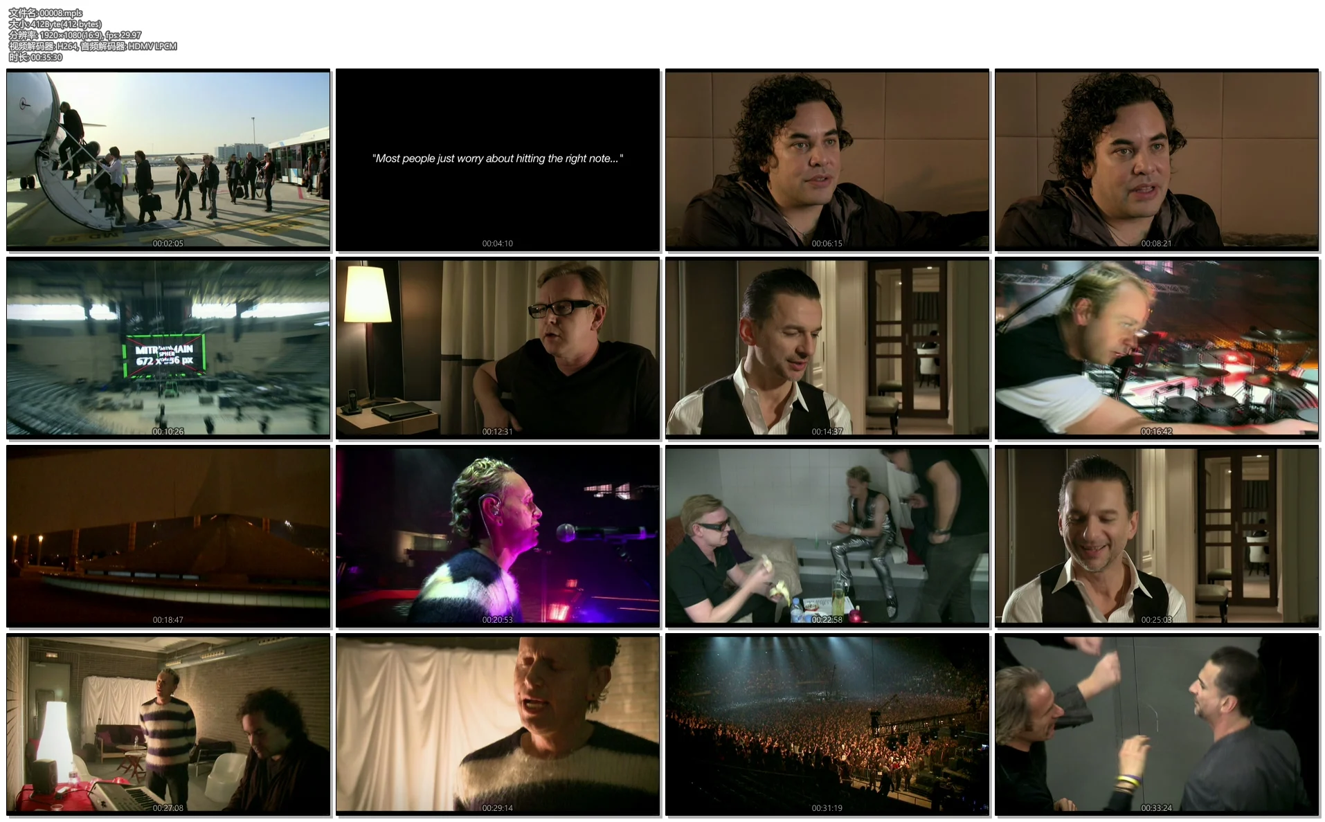 图片[2]-Depeche Mode – Tour Of The Universe. Live in Barcelona 2010《BDMV双碟 66.2G》-蓝光演唱会资源网