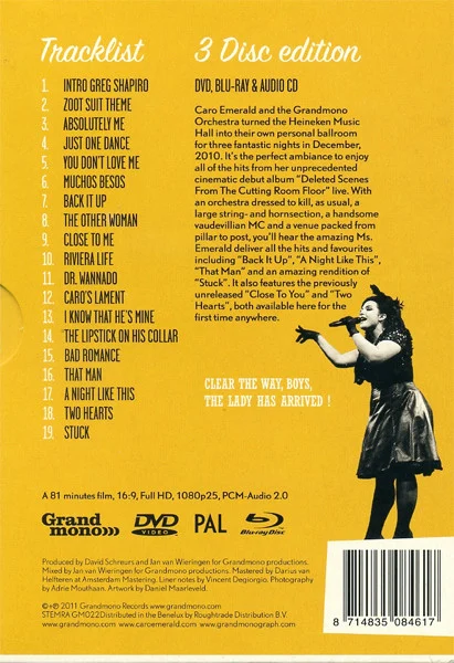 图片[2]-卡萝.艾默洛 喜力音乐厅现场演唱会 2011  Caro Emerald With The Grandmono Orchestra – Live In Concert (At The Heineken Music Hall)《BDMV 19.09GB》-蓝光演唱会资源网