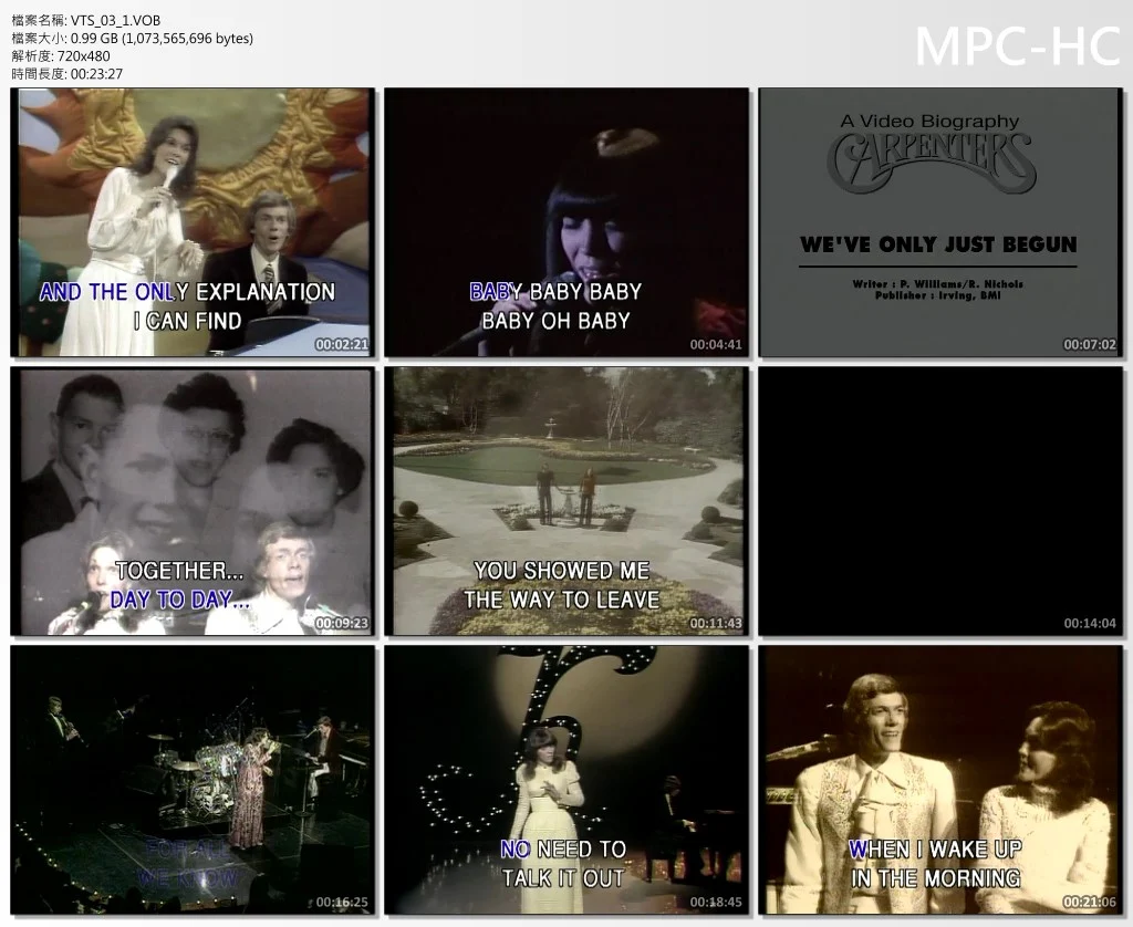 图片[4]-CARPENTER(木匠兄妹) – A Video Biography（DVD-ISO3.31G）-蓝光演唱会资源网