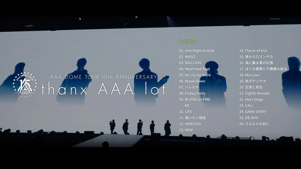 图片[2]-AAA DOME TOUR 15th ANNIVERSARY -thanx AAA lot- 2022《BDISO 4BD 96.7GB》-蓝光演唱会资源网