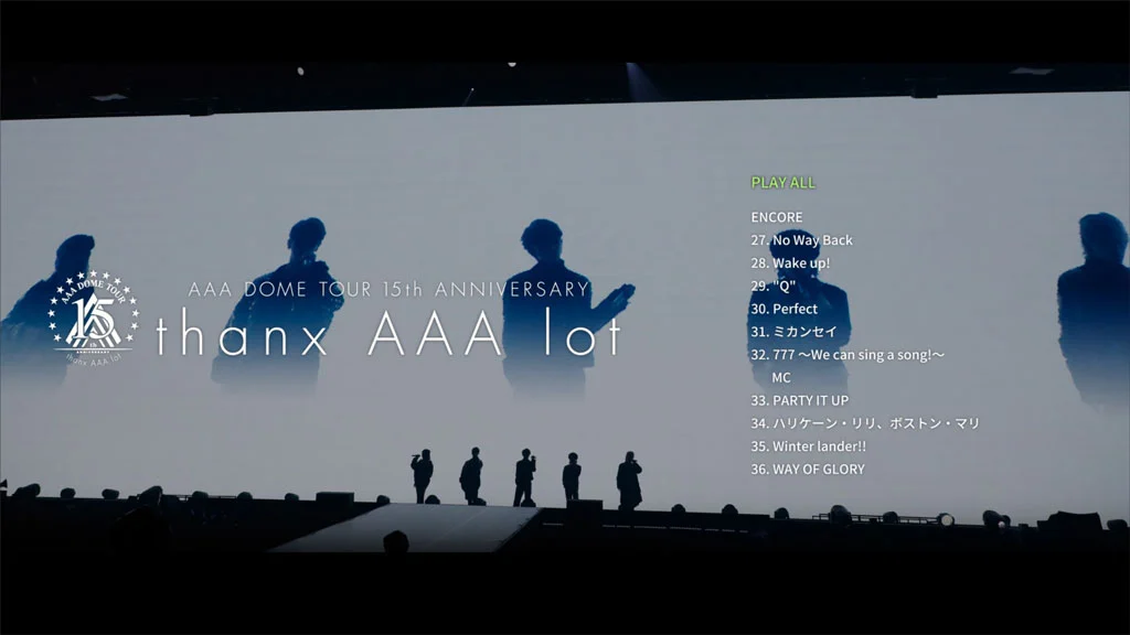 图片[3]-AAA DOME TOUR 15th ANNIVERSARY -thanx AAA lot- 2022《BDISO 4BD 96.7GB》-蓝光演唱会资源网