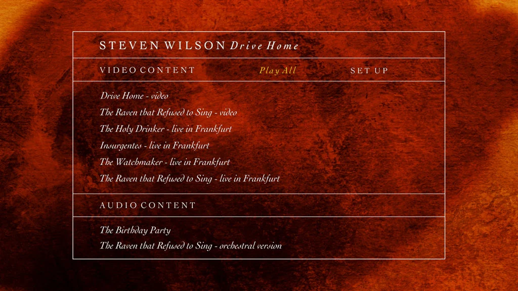 图片[2]-Steven Wilson – Drive Home 2013《BDMV 15.9G》-蓝光演唱会资源网