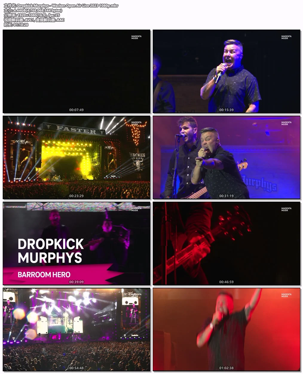 图片[4]-落踢墨菲 Dropkick Murphys – Wacken Open Air Live 2023 HD 1080P [WEB-DL MKV 4.44GB]-蓝光演唱会资源网