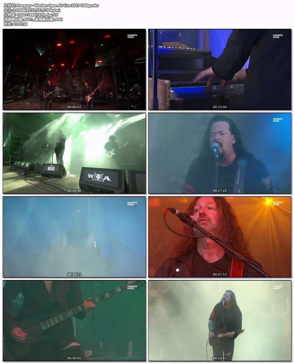 图片[4]-Evergrey – Wacken Open Air Live 2023 HD 1080P [WEB-DL MKV 3.92GB]-蓝光演唱会资源网
