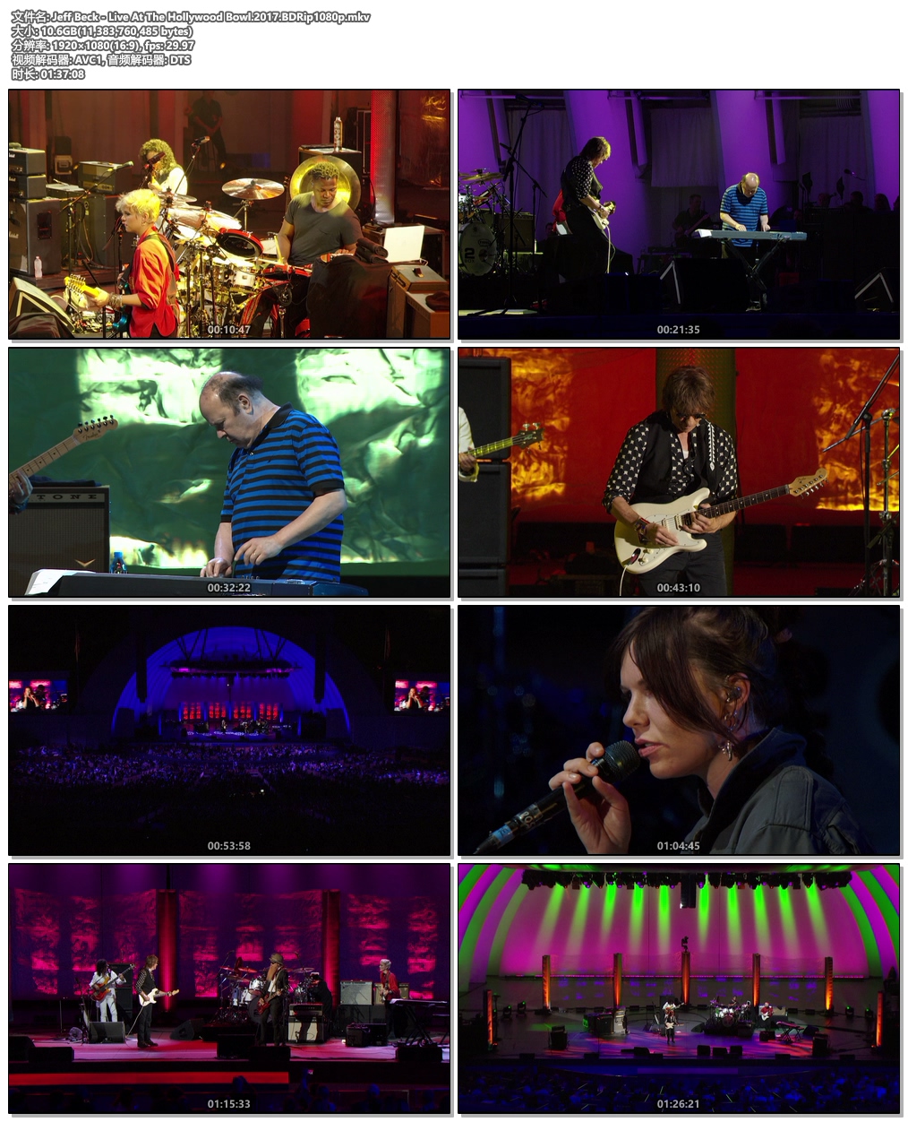 图片[5]-Jeff Beck – Live At The Hollywood Bowl 2017《BDRip MKV 10.6G》-蓝光演唱会资源网