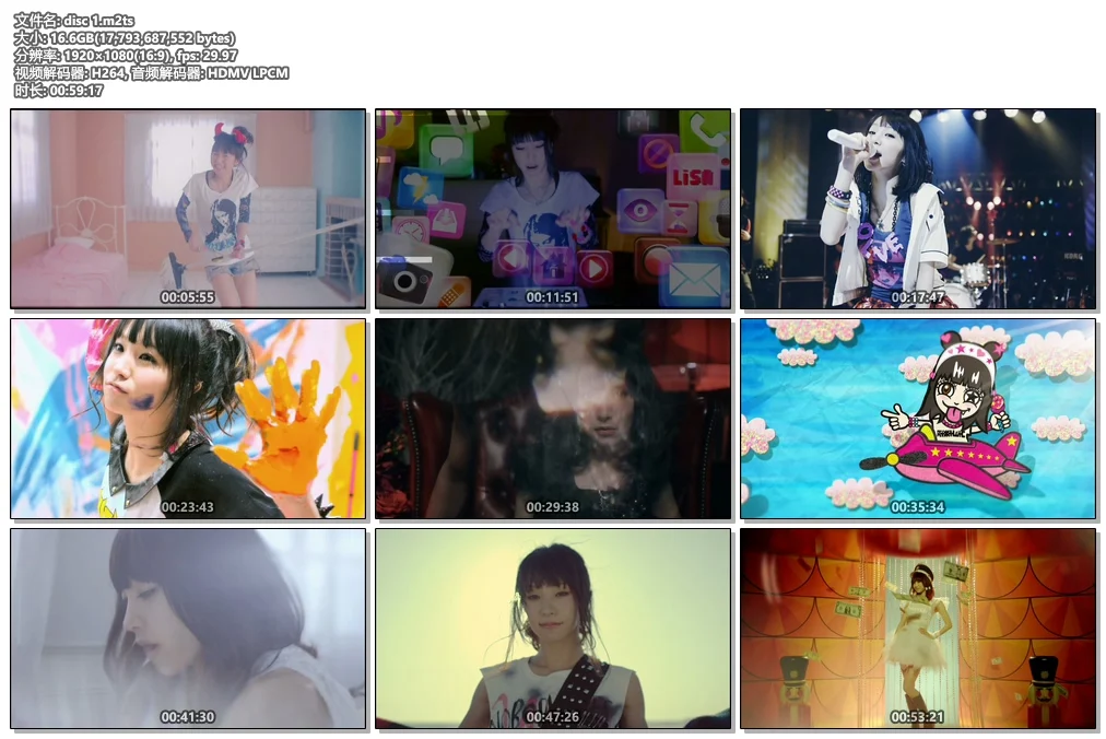 图片[3]-织部里沙 LiSA – LiVE is Smile Always～LOVER“S”MiLE～in日比谷野外大音楽堂 2012 [BDMV 37.4GB]-蓝光演唱会资源网
