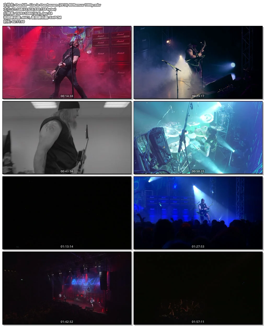 图片[5]-Overkill – Live in Overhausen 2018《Remux MKV 21G》-蓝光演唱会资源网