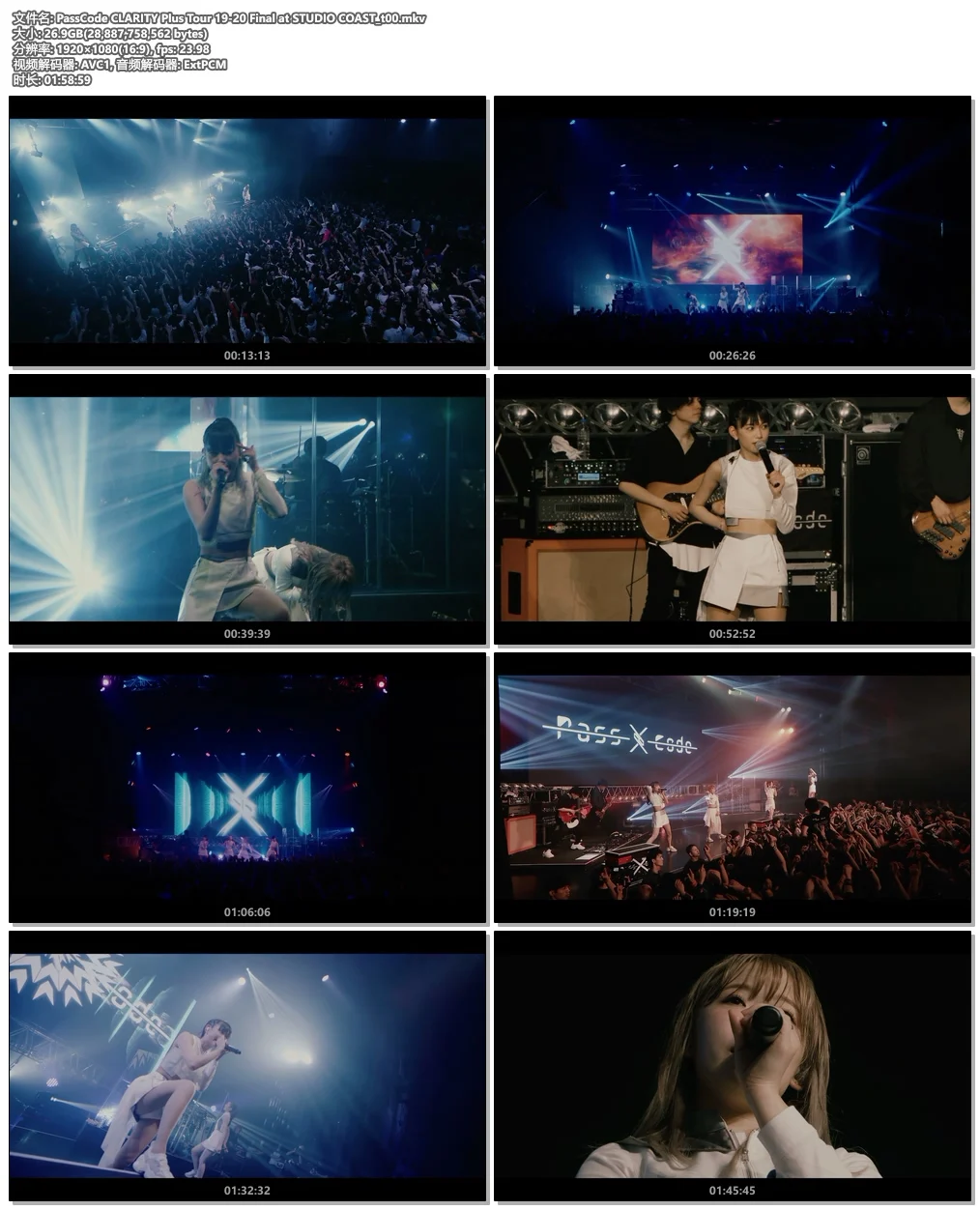 图片[5]-PassCode CLARITY Plus Tour 19-20 Final at STUDIO COAST 2020《Remux MKV 26.9G》-蓝光演唱会资源网