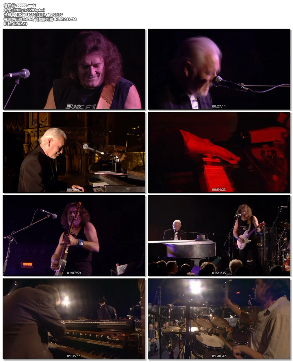 图片[5]-普洛可哈伦乐团伦敦联合教堂演唱会 Procol Harum Live At The Union Chapel 2004《BDMV 30.1G》-蓝光演唱会资源网