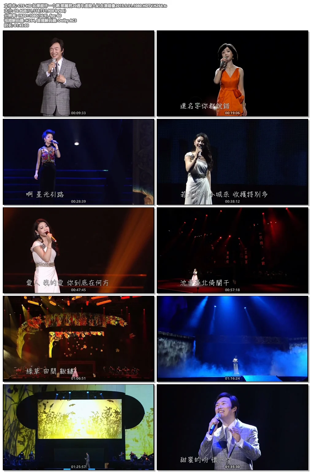图片[7]-如果能许一个愿 2015年邓丽君逝世20周年虚拟人纪念演唱会《TS HDTV 10.3G》-蓝光演唱会资源网