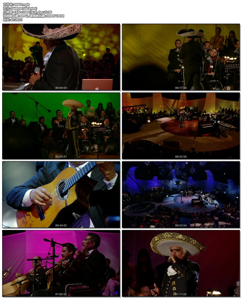 图片[6]-Vicente Fernández – Primera Fila 2008《BDMV 16.4G》-蓝光演唱会资源网