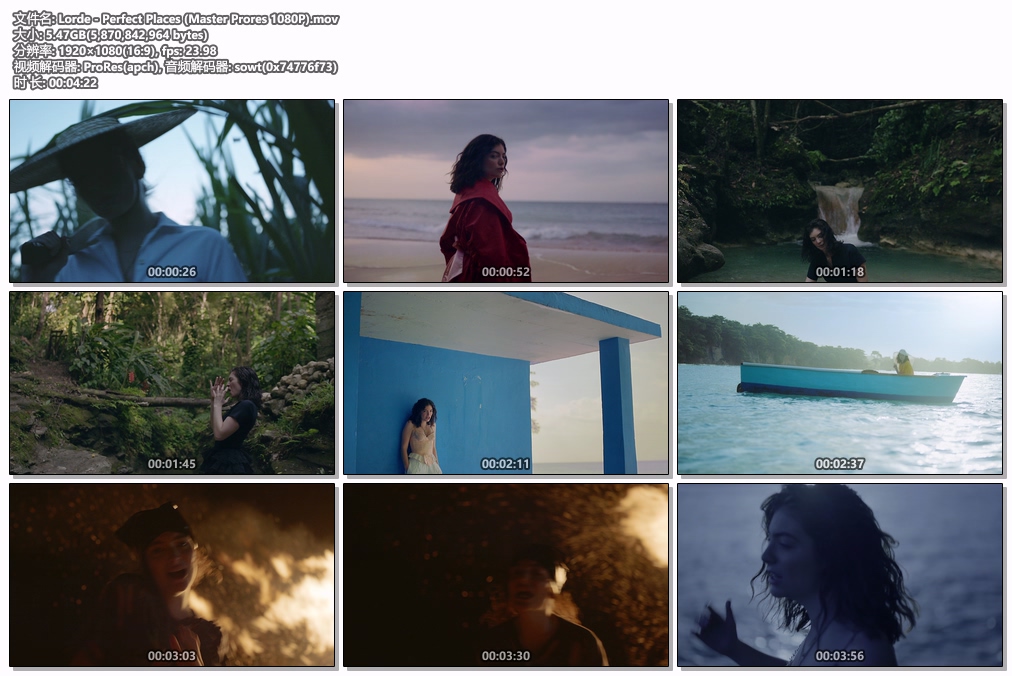 图片[2]-洛德 Lorde – Perfect Places [STR外挂中英字幕1080P] [ProRes MOV 5.47GB]-蓝光演唱会资源网