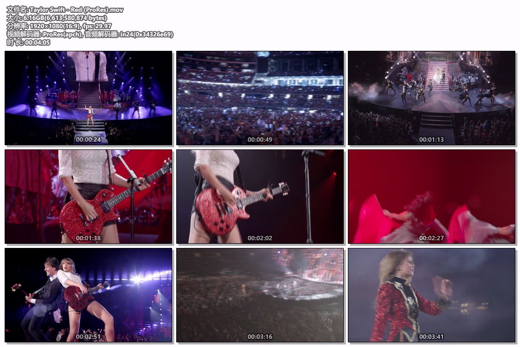 图片[2]-泰勒·斯威夫特 Taylor Swift – Red [1080P 外挂中文字幕] [ProRes MOV 6.16GB]-蓝光演唱会资源网