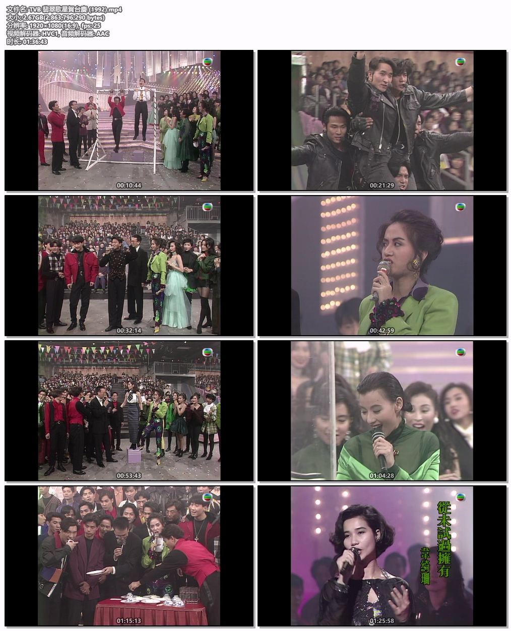 图片[5]-TVB 翡翠歌星贺台庆 1992 [粤语无字幕] 1080P [WEB-DL MP4 2.67GB]-蓝光演唱会资源网