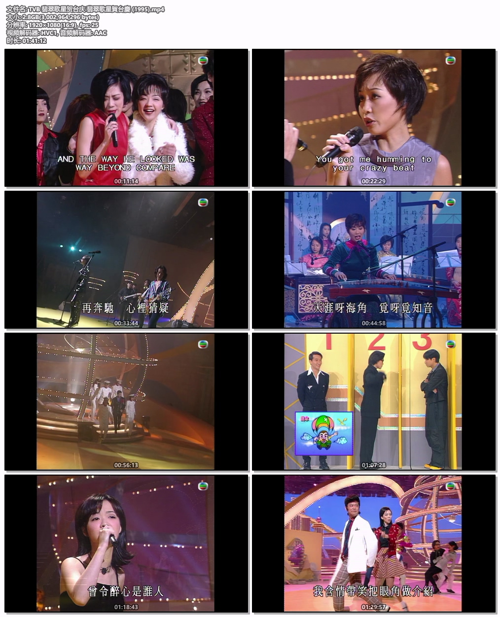 图片[5]-TVB 翡翠歌星贺台庆 1995 [粤语无字幕] 1080P [WEB-DL MP4 2.79GB]-蓝光演唱会资源网