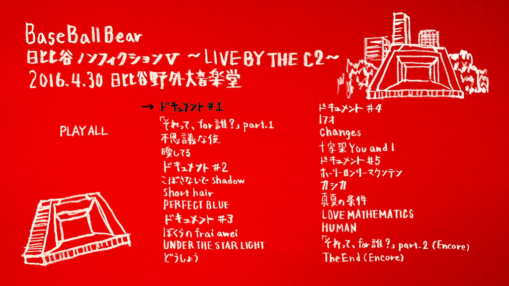 图片[2]-Base Ball Bear – Hibiya Non Fiction V ～LIVE BY THE C2～ 日比谷ノンフィクションⅤ ～LIVE BY THE C2～ 2016 [BDMV 35.6GB]-蓝光演唱会资源网