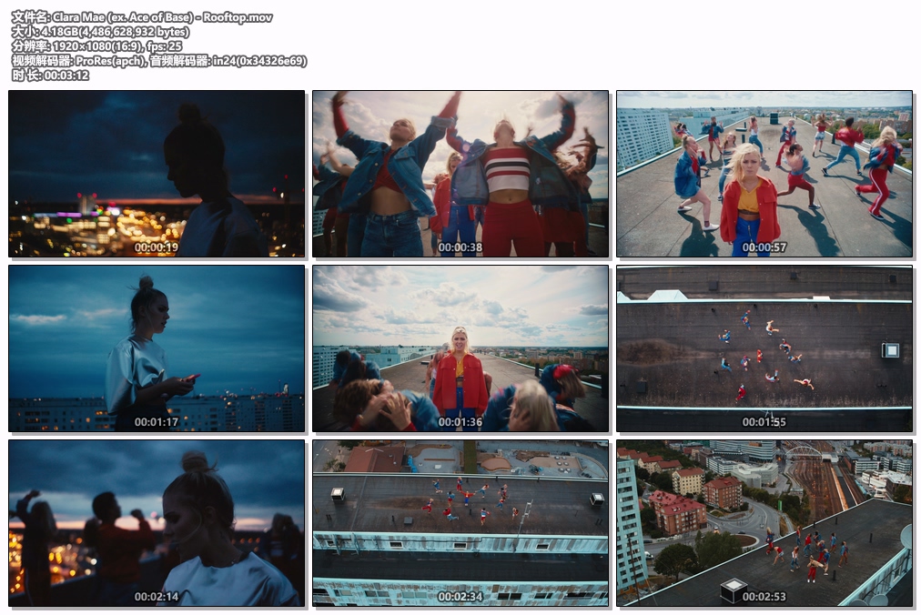 图片[2]-Clara Mae (ex. Ace of Base) – Rooftop 1080P [ProRes MOV 4.18GB]-蓝光演唱会资源网