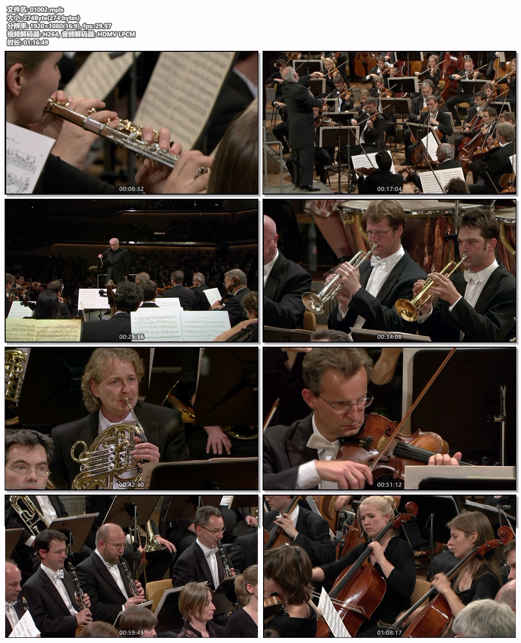 图片[10]-布鲁克纳成熟交响曲合集5-9 Anton Bruckner The Mature Symphonies Nos.5-9 巴伦博伊姆 柏林爱乐乐团 2010 [BDISO 5BD 97.7GB]-蓝光演唱会资源网