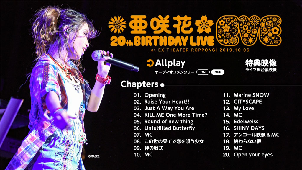 图片[2]-亜咲花 – Asaka 20th Birthday Live ~EVE~ [2020.03.25] [BDMV 22.1GB]-蓝光演唱会资源网