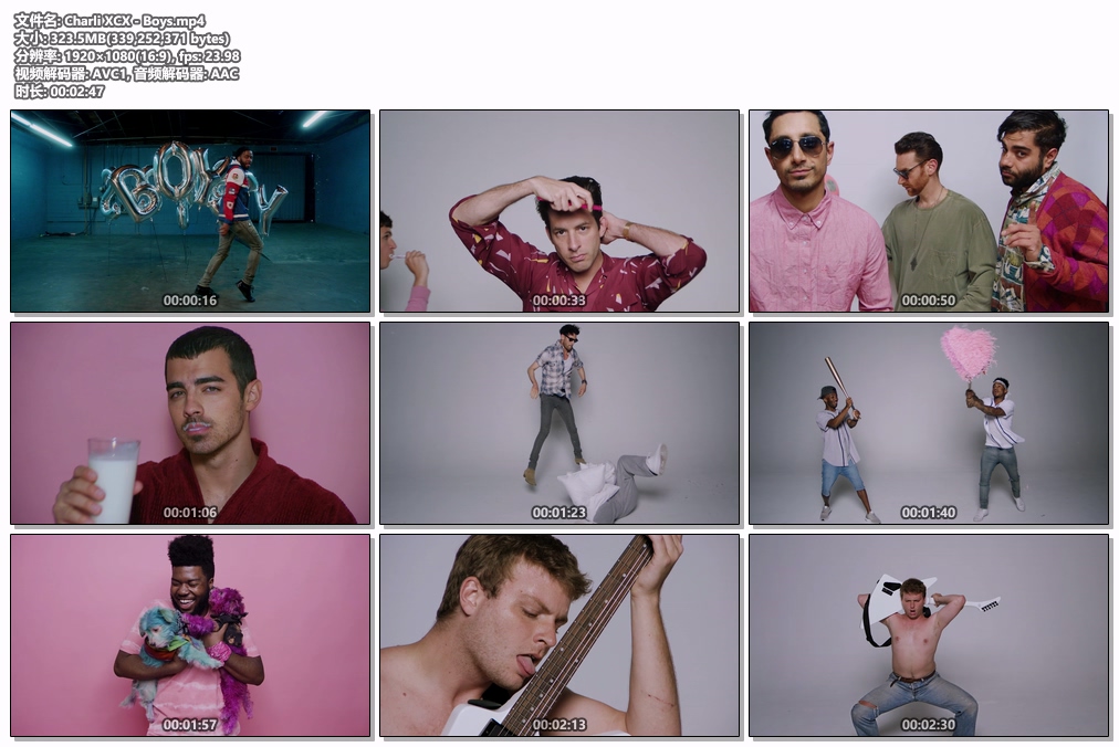 图片[2]-Charli XCX – Boys 1080P [WEB-DL MP4 323.5MB]-蓝光演唱会资源网