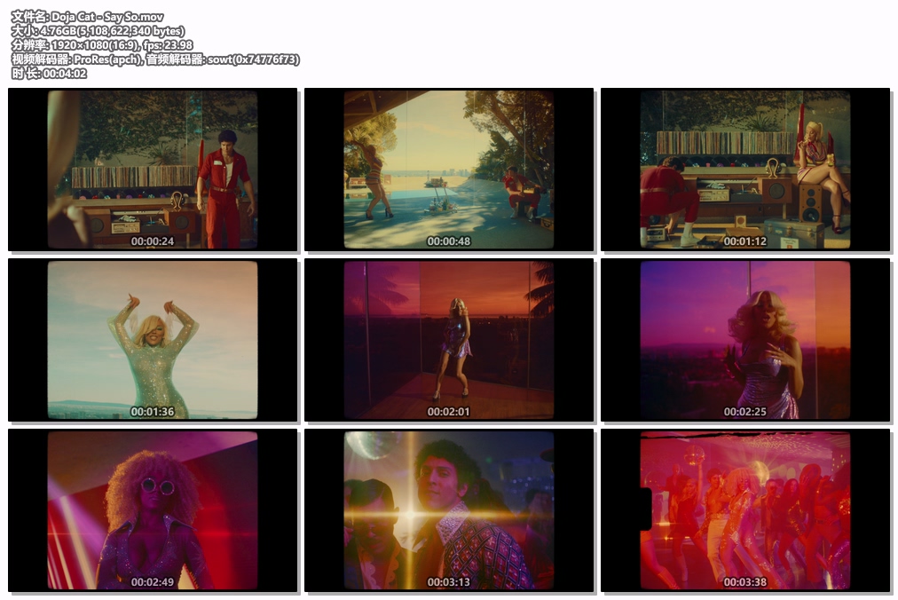 图片[2]-Doja Cat – Say So 1080P [ProRes MOV 4.76GB]-蓝光演唱会资源网
