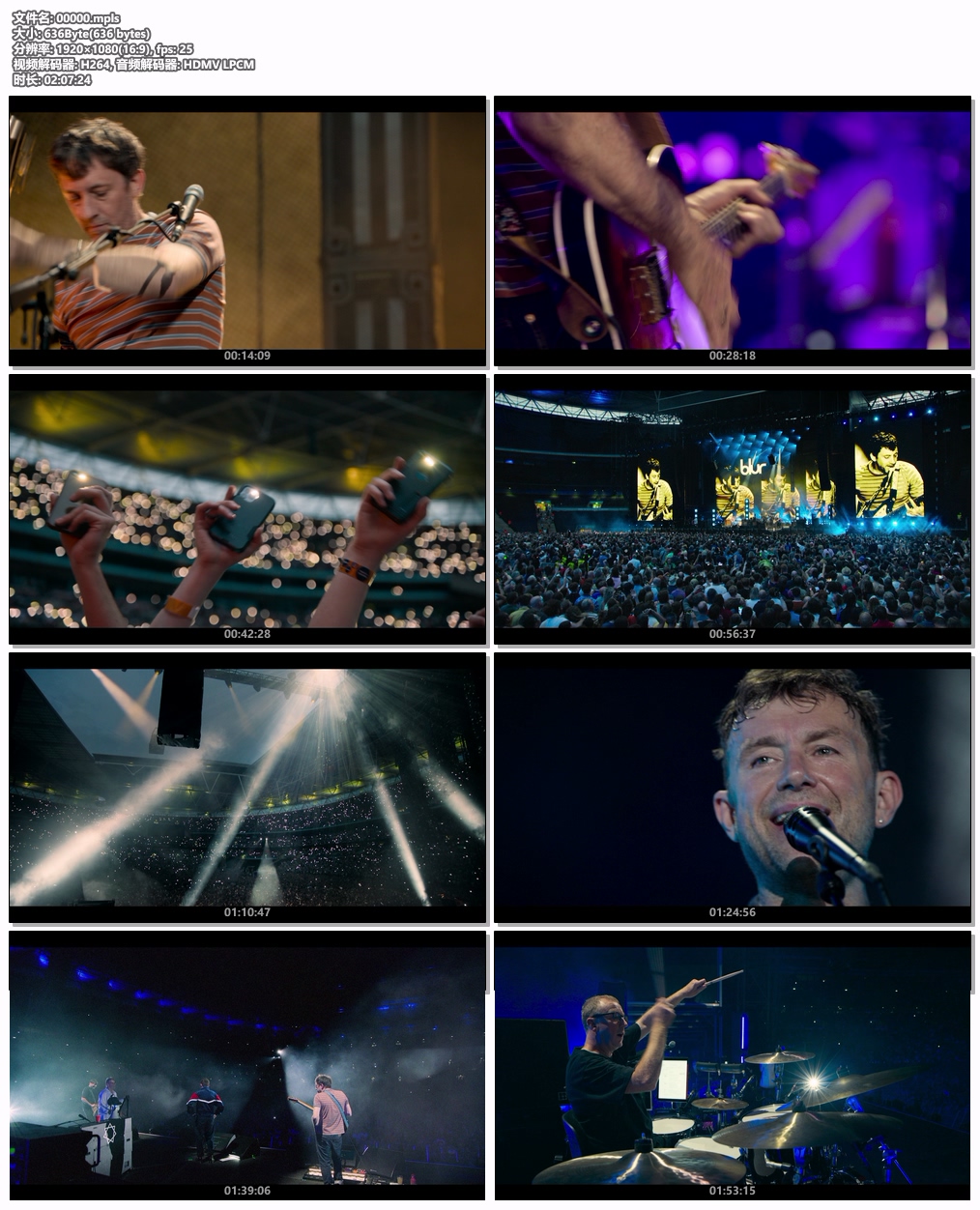 图片[6]-Blur – To the End Live At Wembley Stadium 2024 Blu-Ray 1080i AVC DTS MA 5.1 [BDMV 34.9GB]-蓝光演唱会资源网