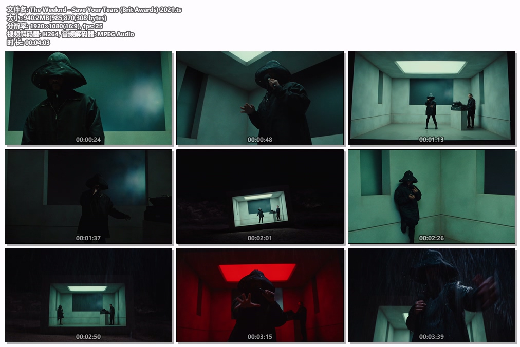 图片[2]-威肯 The Weeknd – Save Your Tears (Brit Awards) 2021 [HDTV TS 940.2MB]-蓝光演唱会资源网