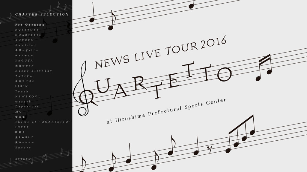 图片[4]-NEWS – NEWS LIVE TOUR 2016 QUARTETTO [Limited Edition] [2016.12.14] [BDMV 4BD 98.4GB]-蓝光演唱会资源网