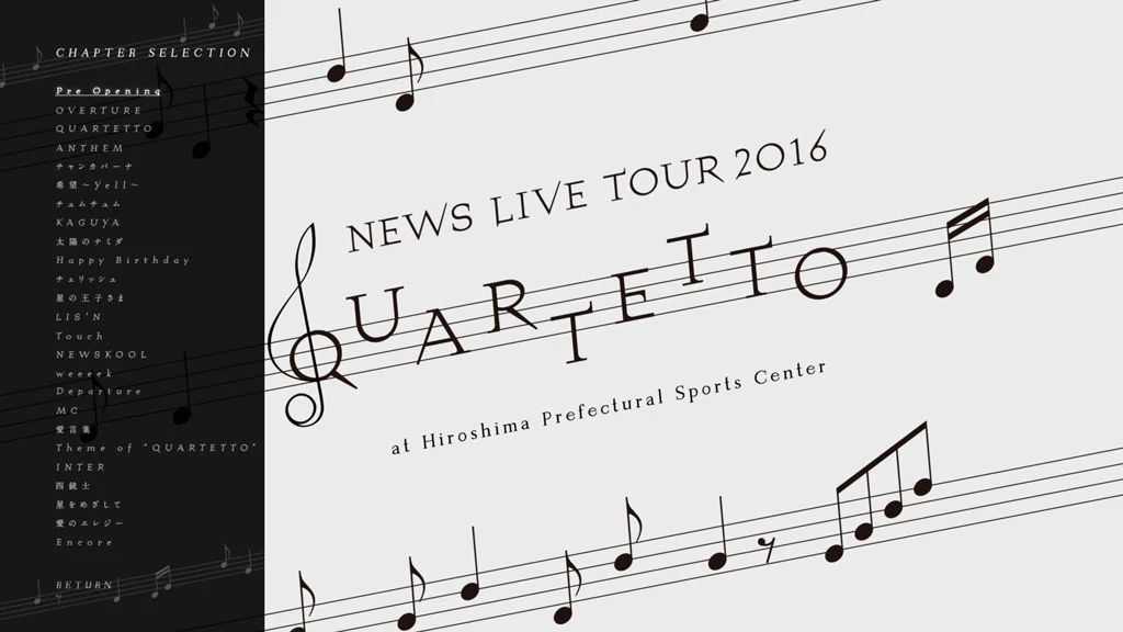图片[4]-NEWS – NEWS LIVE TOUR 2016 QUARTETTO [Limited Edition] [2016.12.14] [BDMV 4BD 98.4GB]-蓝光演唱会资源网