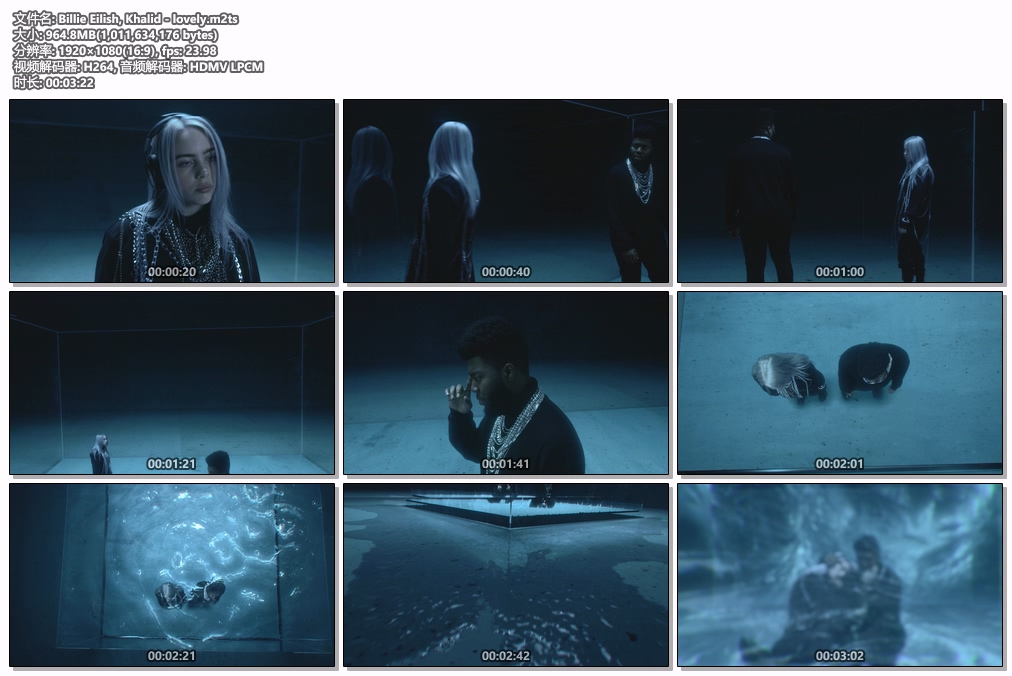 图片[2]-Billie Eilish, Khalid – lovely 1080P [Master M2TS 964.8MB]-蓝光演唱会资源网