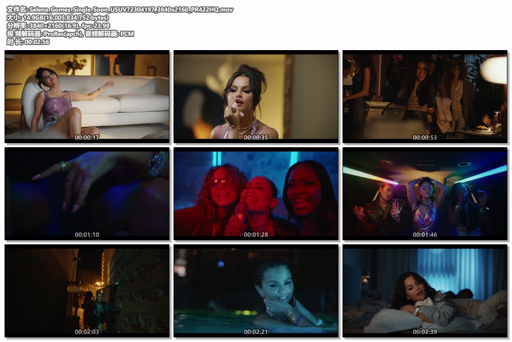 图片[2]-赛琳娜·戈麦斯 Selena Gomez – Single Soon [2160P 4K] [ProRes MOV 14.9GB]-蓝光演唱会资源网