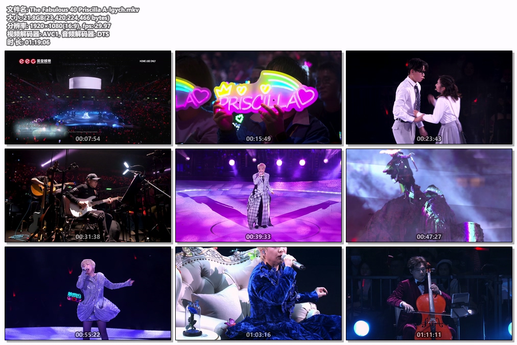 图片[6]-陈慧娴 The Fabulous 40 Priscilla Live in Hong Kong 2025 Blu-ray 1080i H264 [Remux MKV 52.4GB]-蓝光演唱会资源网
