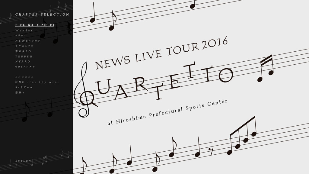 图片[5]-NEWS – NEWS LIVE TOUR 2016 QUARTETTO [Limited Edition] [2016.12.14] [BDMV 4BD 98.4GB]-蓝光演唱会资源网
