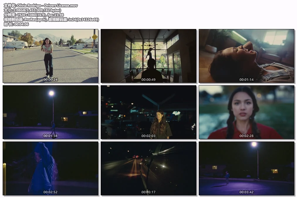 图片[2]-Olivia Rodrigo – Drivers License 1080P [ProRes MOV 5.08GB]-蓝光演唱会资源网