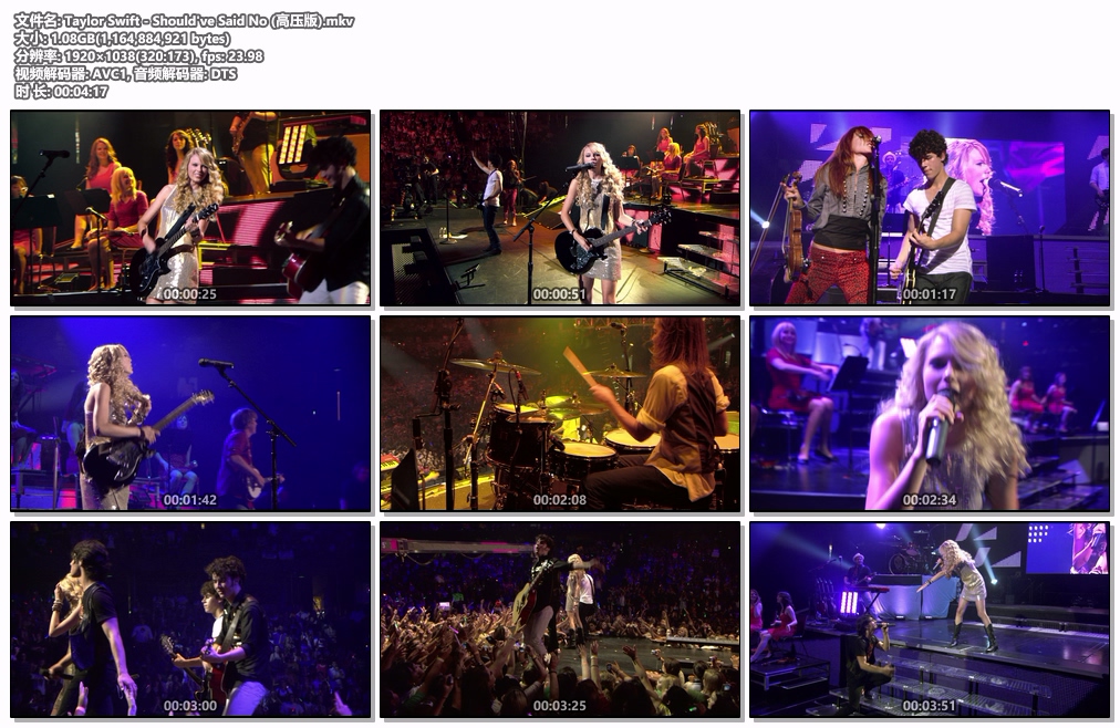 图片[2]-泰勒·斯威夫特 Taylor Swift – Should\’ve Said No (高压版) 1080P [WEB-DL MKV 1.08GB]-蓝光演唱会资源网