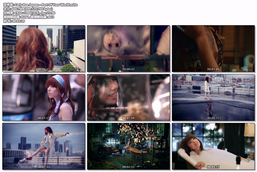 图片[2]-Carly Rae Jepsen – Part Of Your World 1080P [Bugs M2TS 666.7MB]-蓝光演唱会资源网