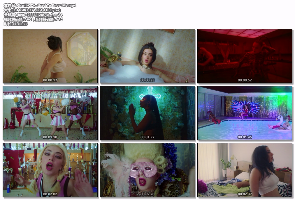 图片[2]-Charli XCX – Used To Know Me [2160P 4K] [Master MP4 3.41GB]-蓝光演唱会资源网