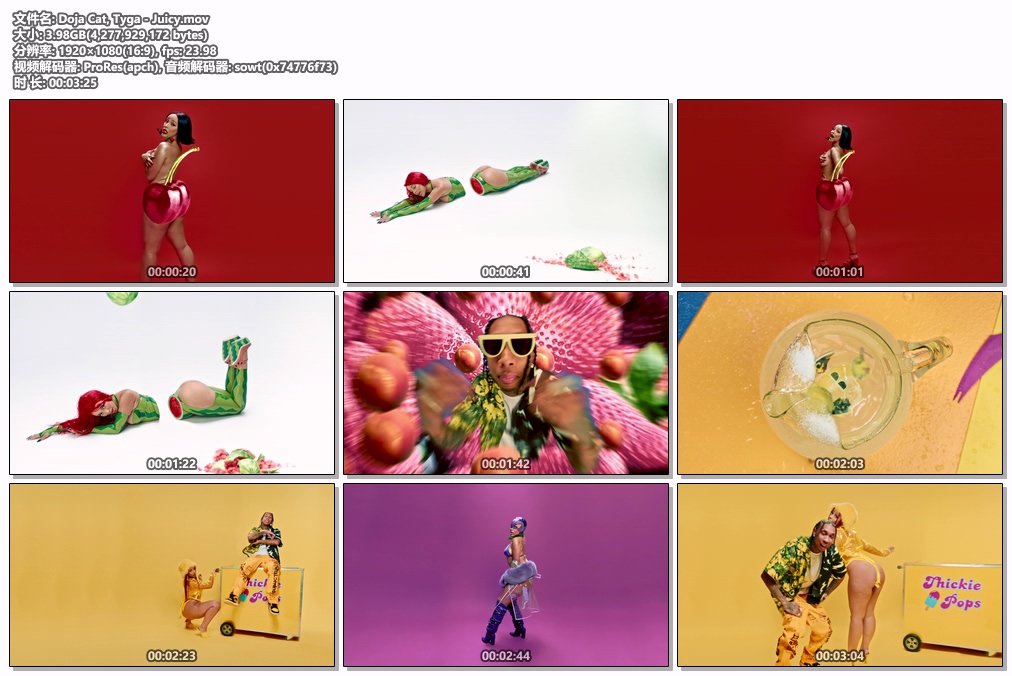 图片[2]-Doja Cat, Tyga – Juicy 1080P [ProRes MOV 3.98GB]-蓝光演唱会资源网