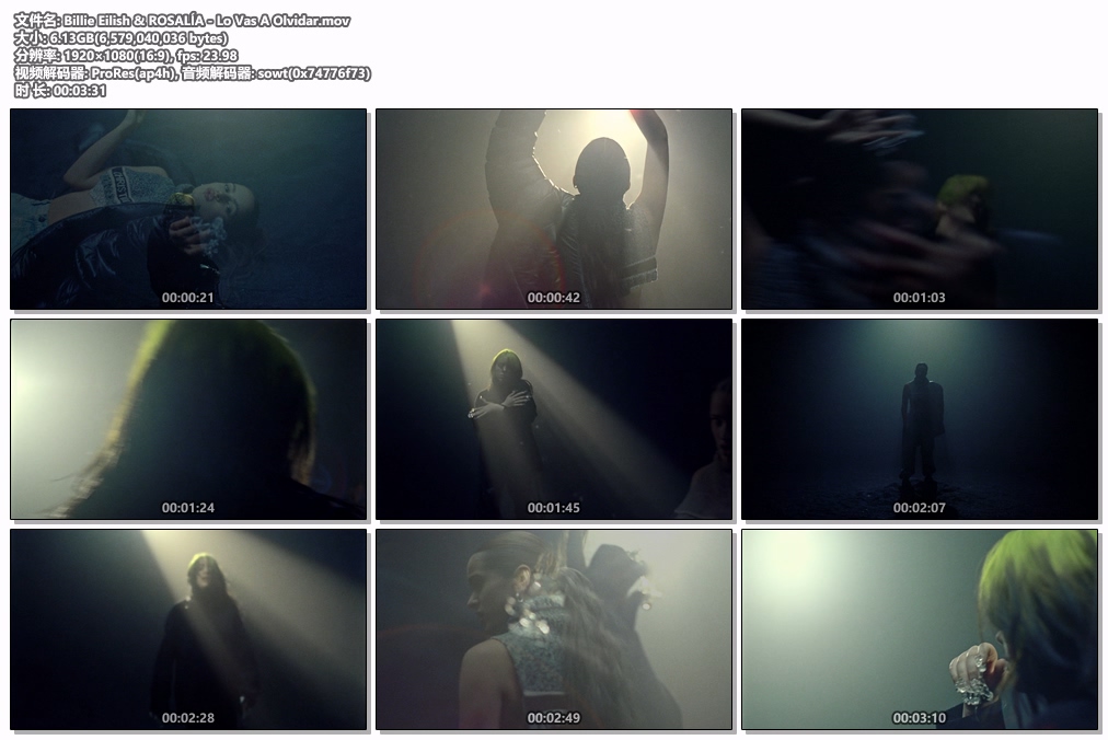 图片[2]-Billie Eilish ROSALÍA – Lo Vas A Olvidar 1080P [ProRes MOV 6.13GB]-蓝光演唱会资源网