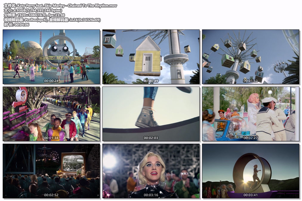 图片[2]-Katy Perry feat. Skip Marley – Chained To The Rhythm 1080P [ProRes MOV 4.93GB]-蓝光演唱会资源网