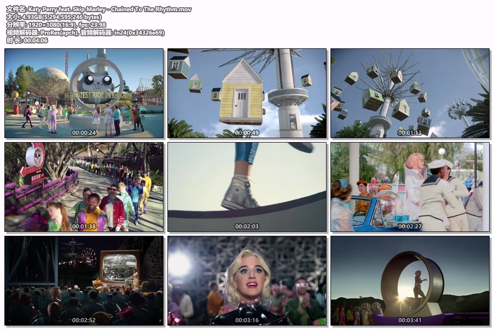 图片[2]-Katy Perry feat. Skip Marley – Chained To The Rhythm 1080P [ProRes MOV 4.93GB]-蓝光演唱会资源网