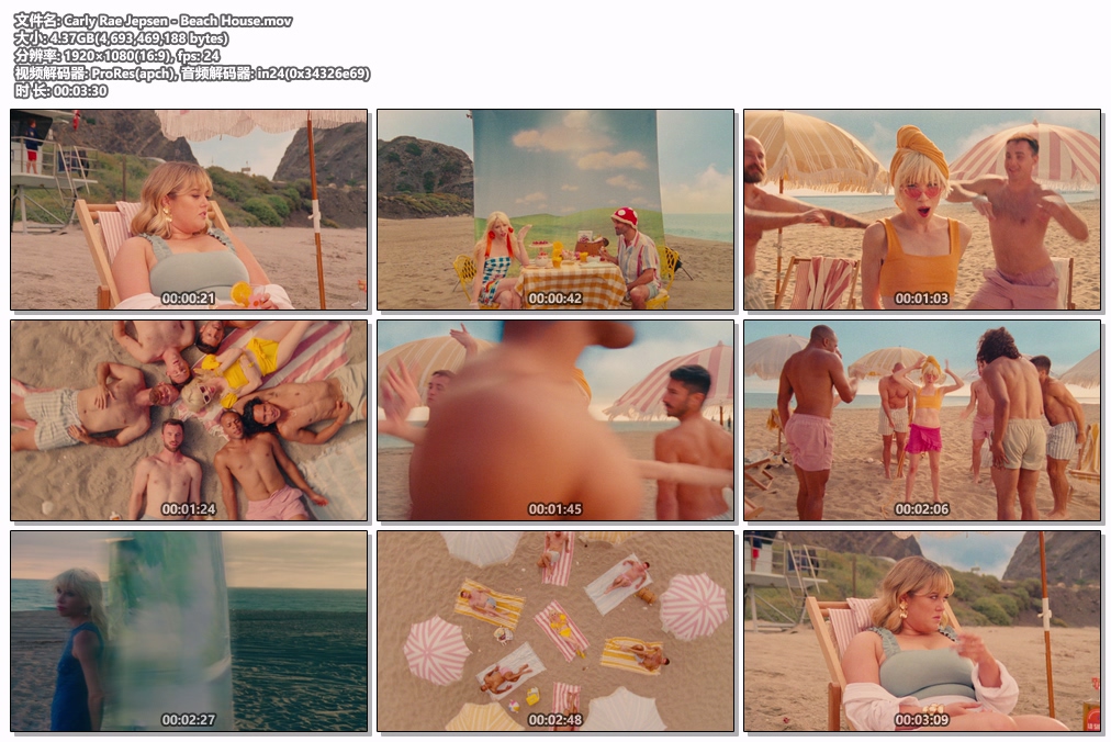 图片[2]-Carly Rae Jepsen – Beach House 1080P [ProRes MOV 4.37GB]-蓝光演唱会资源网