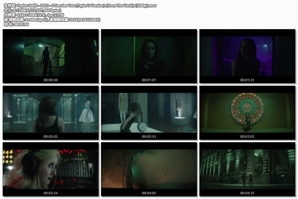 图片[2]-泰勒·斯威夫特 Taylor Swift – I Can See You 1080P [ProRes MOV 6.12GB]-蓝光演唱会资源网