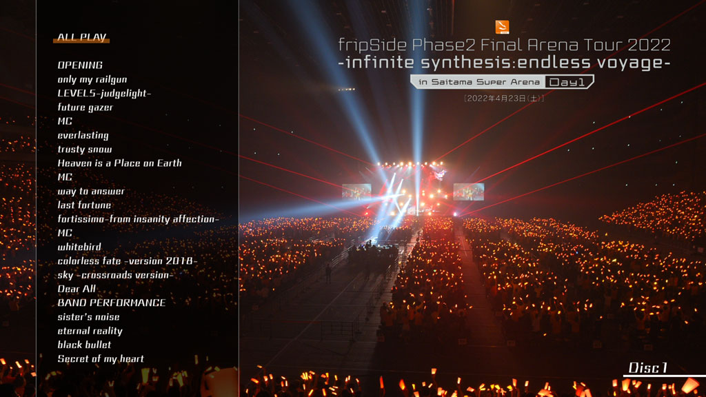 图片[2]-fripSide Phase2 Final Arena Tour 2022 -infinite synthesis：endless voyage-in Saitama Super Arena Day1 [BDISO 2BD 54.8GB]-蓝光演唱会资源网